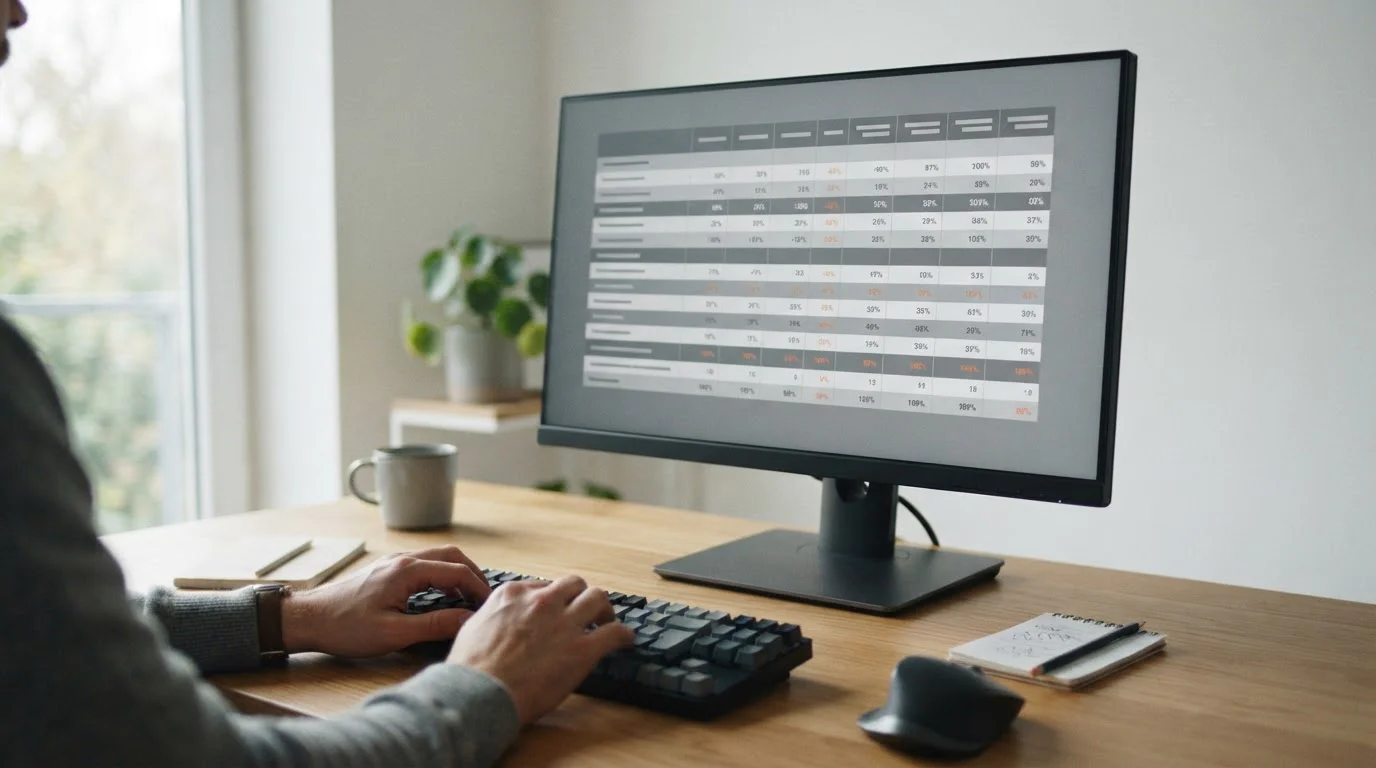 Übersicht verschiedener Wettanbieter-Plattformen auf einem Monitor