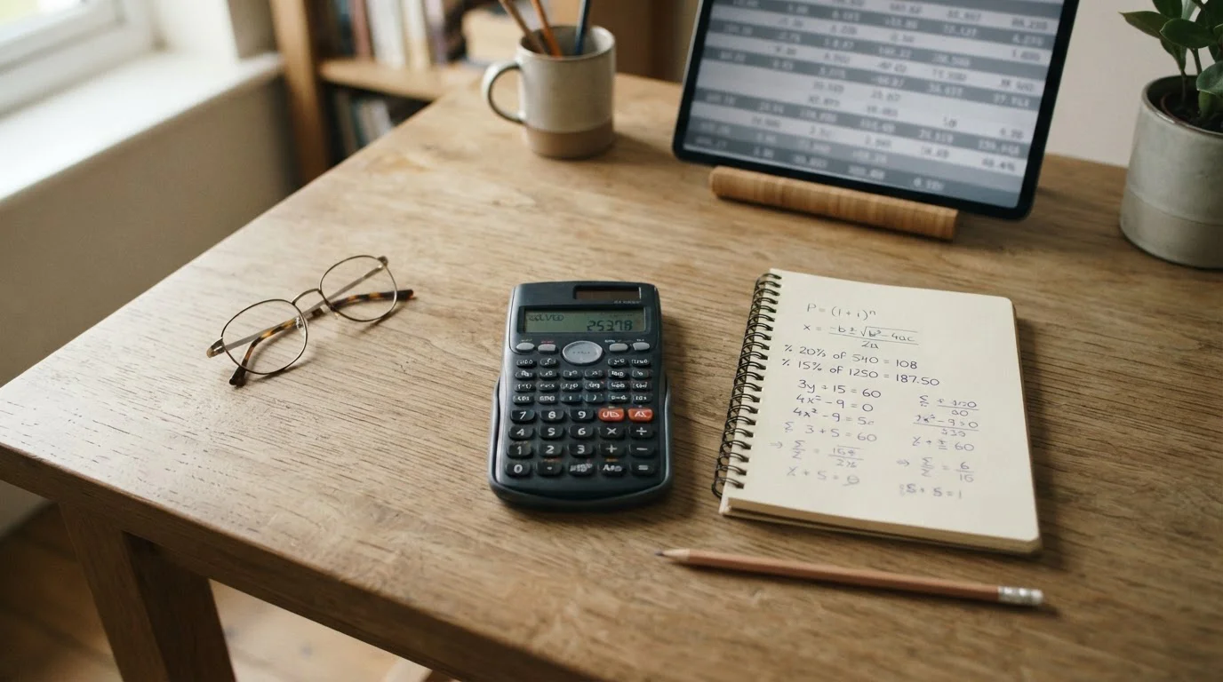 Mathematische Berechnung des Bonus-Erwartungswerts mit Taschenrechner
